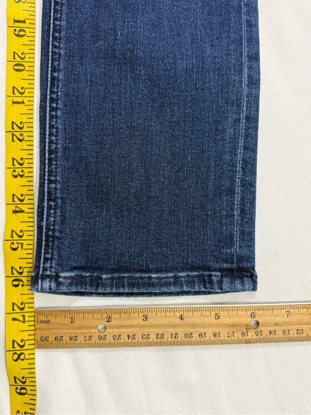 MOTHER The Mid Rise Dazzler Ankle Teaming Up Jeans Womens 27 Skinny Stretch - Picture 6 of 14